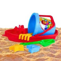 Zestaw do piasku statek MIX - Technok