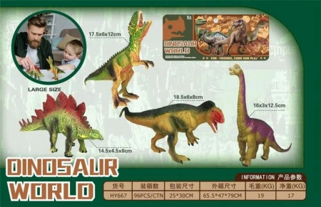 Zestaw dinozaurów - Maksik