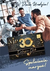 Karnet Urodziny 30 Gift-M - Armin Style