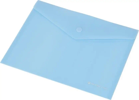 Koperta Focus C4535 A4 przezroczysta niebieska - Panta Plast