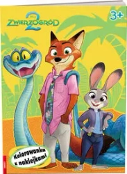 Disney Zwierzogród 2. Kolorowanka z naklejkami - Opracowanie Zbiorowe