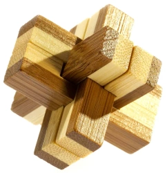 Łamigłówka 3D Bamboo Knotty poziom 3/4 - EUREKA 3D