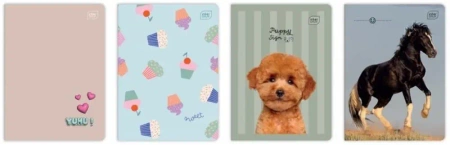 Zeszyt A5/32K 3kol linia 70g UV Girls mix (10szt) - INTERDRUK