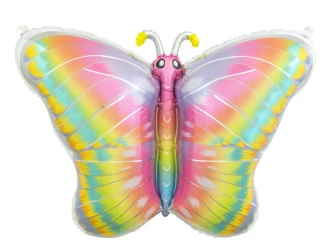 Balon foliowy Pastelowy Motyl - Godan