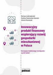 eBook Innowacyjny produkt finansowy wspierający rozwój gospodarki mieszkaniowej w Polsce - Mariusz Andrzejewski epub mobi