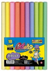 Bibuła marszczona w rolce mini 25x200cm 10 kolorów - Alfa Pastello