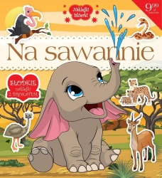 Naklejki iskierki z brokatem. Na sawannie - praca zbiorowa