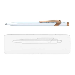 Długopis GT biały w opakowaniu Slimpack - Carandache