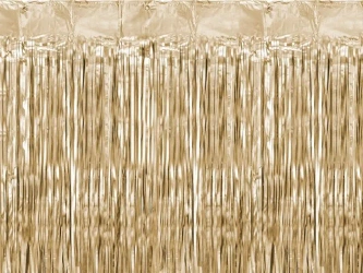 Kurtyna Party złota 90x250cm - PartyDeco