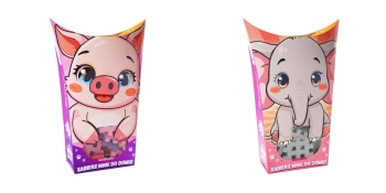 Pakiet: Słoń. Pocket Pets. Mini Waffle/Świnka. Pocket Pets. Mini Waffle