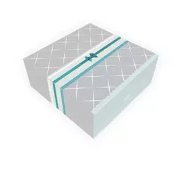 Pudełko 230x230x105cm Srebro 5szt. - Beniamin