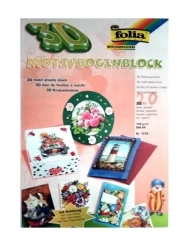 Blok 3D 20 arkuszy ze wzorami - Galeria Hobby