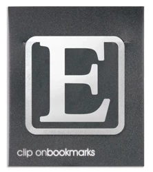 Metalowa zakładka - Litera E Clip-on - IF