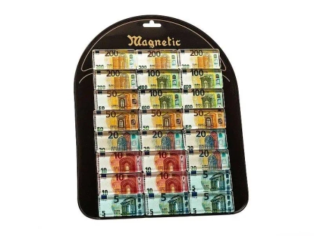 Magnes szklany - waluta euro (24szt) - ADAR