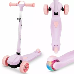 Hulajnoga 3-kołowa Hopi różowa - Spokey