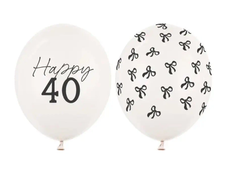 Balony 40 Pastel Off-white 30cm 50szt - PartyDeco