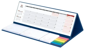 Kalendarz 2026 z notesem granat - Wydawnictwo Wokół nas