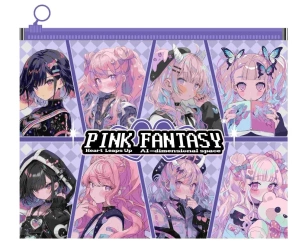 Teczka z suwakiem A4 Manga Pink Fantasy mix M&G