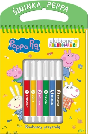 Świnka Peppa. Ulubione kolorowanki cz.2 - praca zbiorowa
