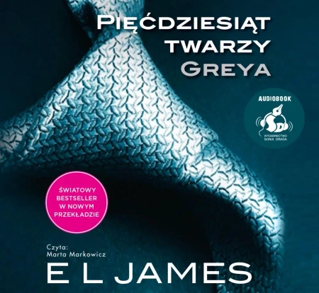 audiobook Pięćdziesiąt twarzy Greya - James E L
