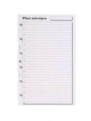 Wkład do organizera K Plan miesiąca ANTRA