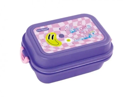 Lunch box plastikowy z przegródką Smile - Keyroad