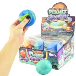 Sensoryczny gniotek planety 6cm MIX - Robe