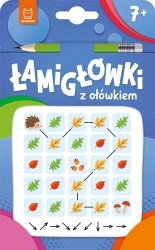 Łamigłówki z ołówkiem 7+ Książeczka niebieska - praca zbiorowa