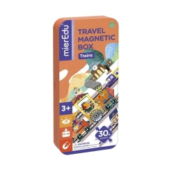 Puzzle magnetyczne Pociągi - mierEdu