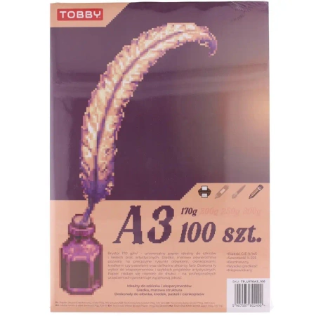 Brystol A3 170g 100ark - Tobby