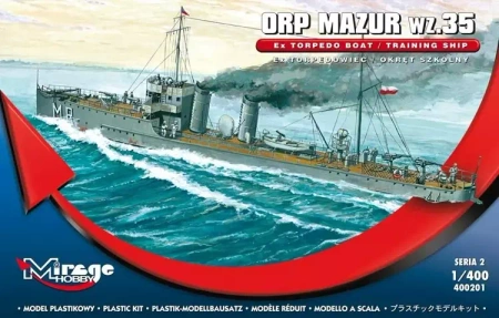 Okręt Szkolny ORP Mazur wz. 35 Polski - Mirage Hobby