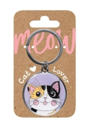 Brelok dla kociarzy - kot tricolor - Be-Happy Gifts