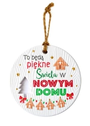 Zawieszka ceramiczna Boże Narodzenie - Kukartka