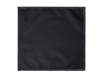 Serwetki materiałowe czarny 35x35cm 25szt - PartyDeco