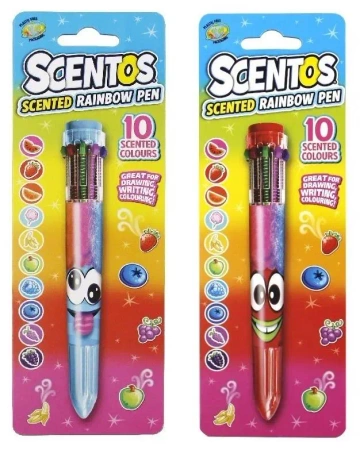 Długopis pachnące żelowy multikolor mix - Scentos