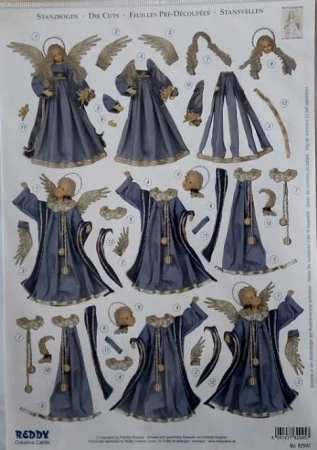 Arkusz do techniki 3D sztancowany 29,7x 21cm - Galeria Hobby