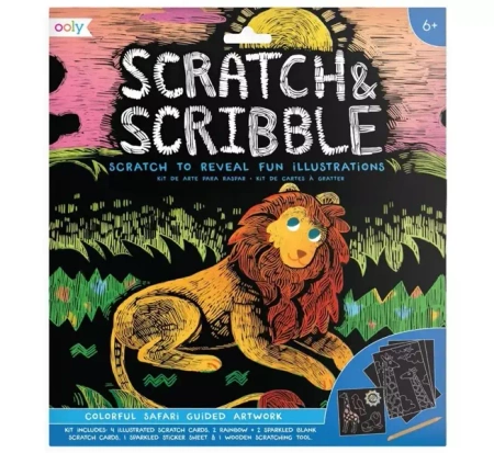 Zdrapywanki Scratch & Scribble Safari - Kolorowe Baloniki