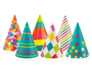 Czapeczki papierowe mix 100szt - Godan