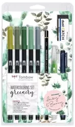 Zestaw do akwareli Greenery - Tombow
