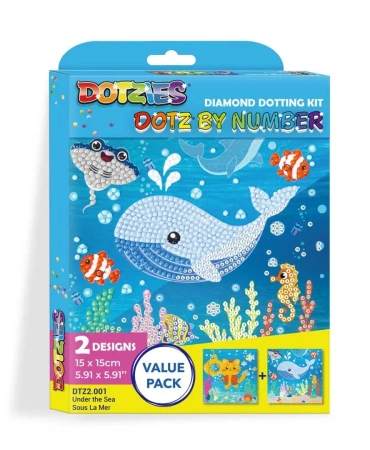 Diamond Dotz - Dotz By Number Under The Sea - Diamond Dotz