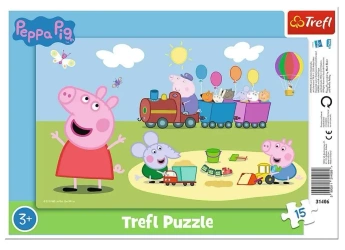 Puzzle 15 Wesoły pociąg TREFL