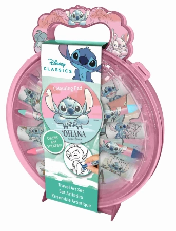 Zestaw artystyczny podróżny Stitch ST00030 - Kids Euroswan