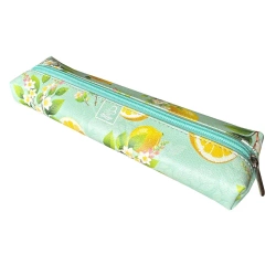 Piórnik szkolny młodzieżowy student jamnik Cytrusowe Kwiaty - EV-Corp