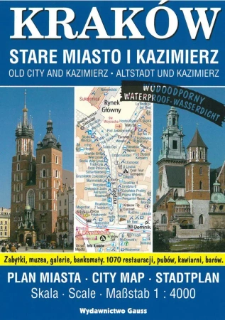 Plan miasta. Kraków, Stare Miasto i Kazimierz wyd. 12 - Opracowanie zbiorowe