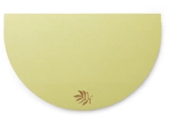 Półokrągły notatnik na biurko - Palm Leaf - Designworks Ink