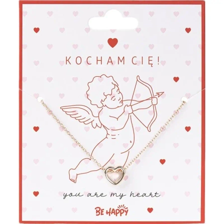 Łańcuszek z zawieszką serduszko - Be-Happy Gifts