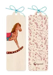 Zakładka drewniana Konik na biegunach - Cozywood