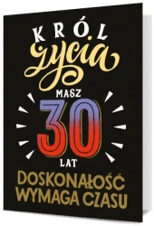 Karnet Urodziny 30 męskie K. B6-1898 - Pan Dragon