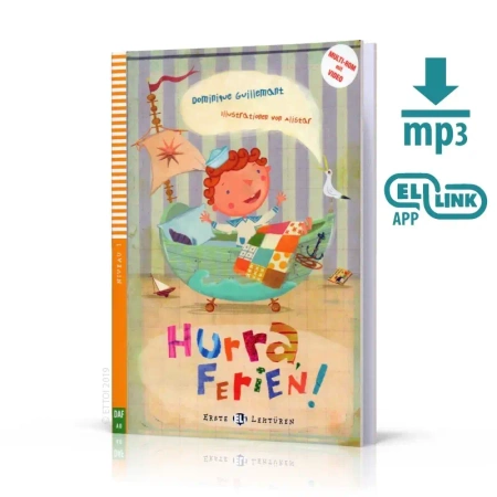 LN Hurra, Ferien !. Książka + audio online Daf A0 - Domminique Guillemant