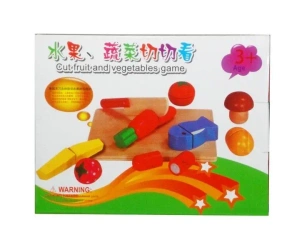 Zestaw drewniane owoce i warzywa do krojenia - SWEDE